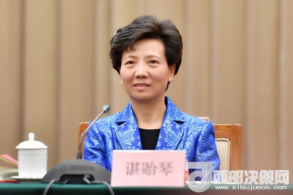 全國(guó)人大代表、貴州省委副書記、省長(zhǎng)諶貽琴發(fā)言