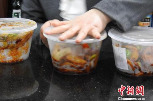 包裝外賣。受訪者供圖