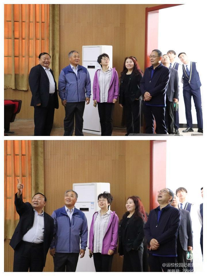 中國(guó)民航大學(xué)專(zhuān)家蒞臨華山國(guó)際教育集團(tuán)渭南軌道運(yùn)校參觀(guān)指導(dǎo)