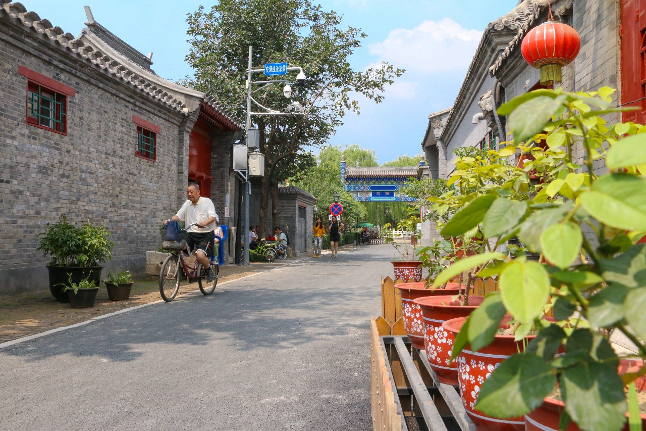 北京市南鑼鼓巷片區(qū)雨兒胡同（2019年7月25日攝）。 