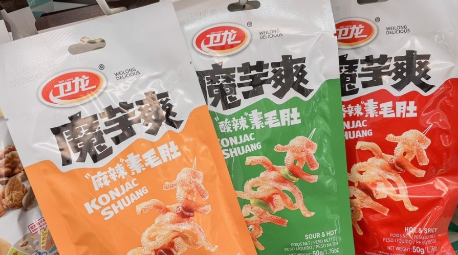 圖為魔芋爽。圖片來源：臺(tái)灣《聯(lián)合報(bào)》楊雅婷攝。